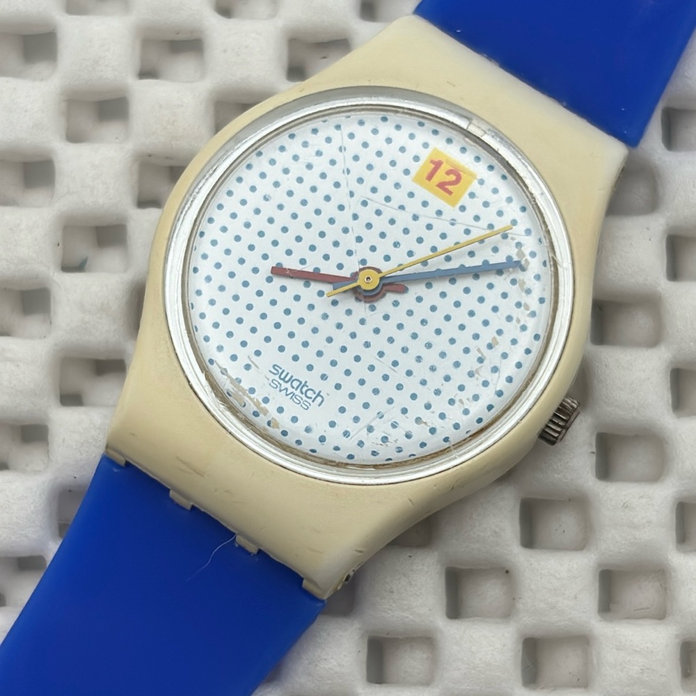 Swatch Watch - LW104 - DOTTED SWISS